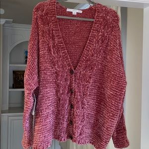 DressUp Mauve Pink Chenille Sweater